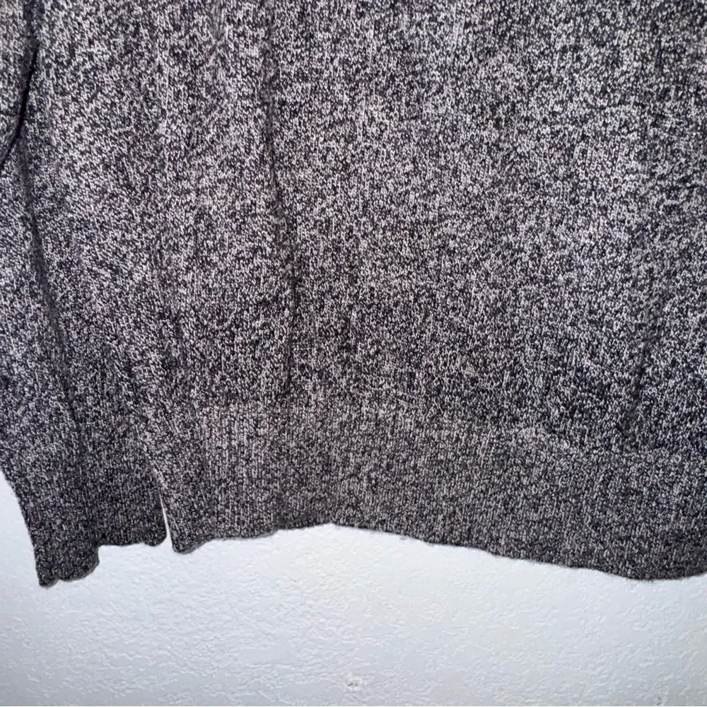 J. Crew Lambswool Blend Charcoal Crewneck Sweater